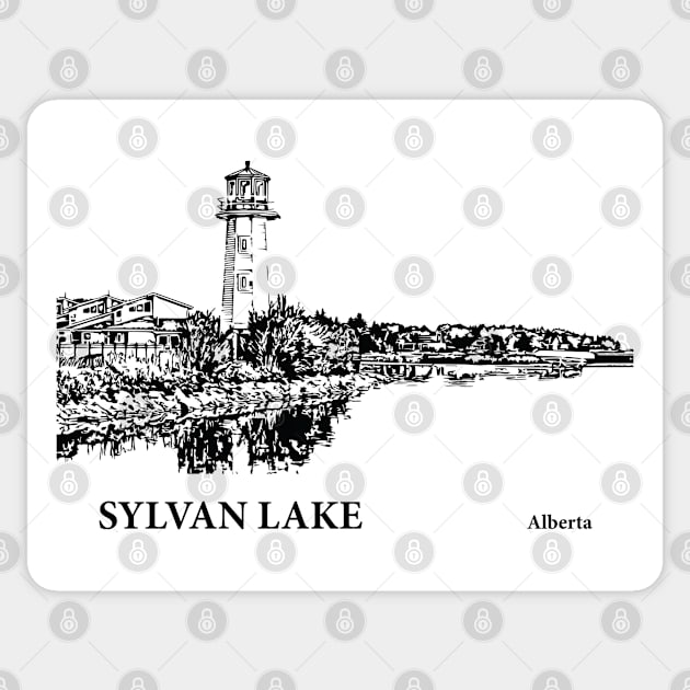 Sylvan Lake Alberta Sticker by Lakeric
